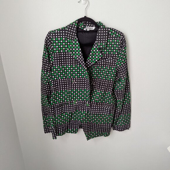 Walter Baker by Anthropologie Women's Polka Dot Blazer, Large - Picture 1 of 5